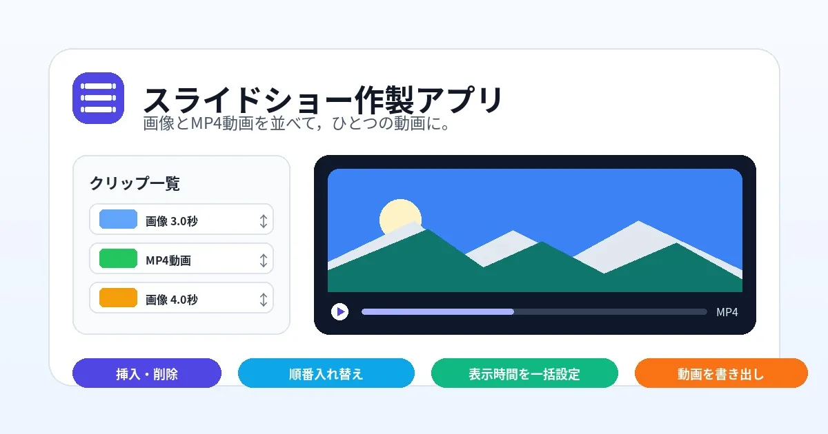 スライドショーメーカーのサムネイル